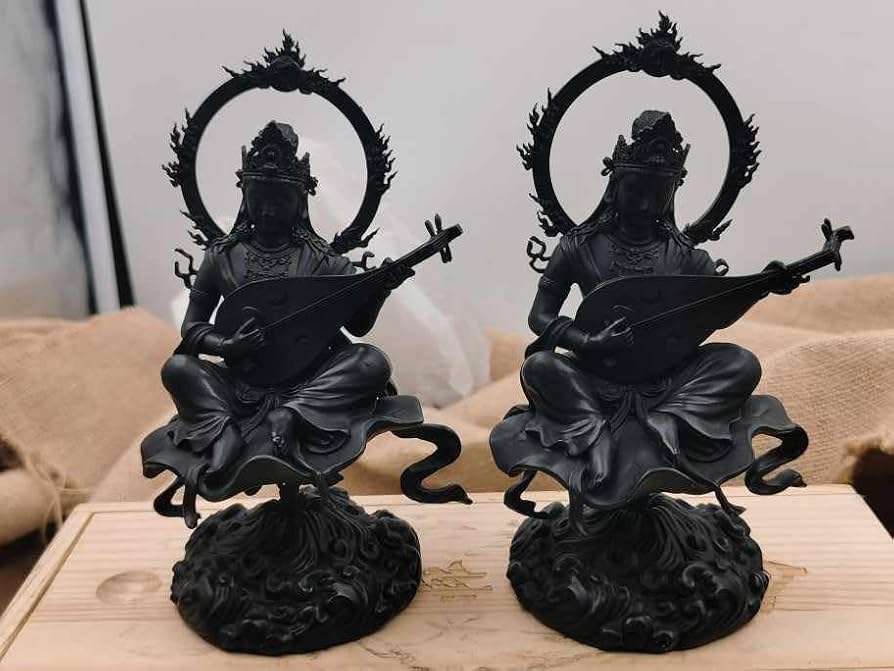 Amazon.co.jp: 仏像 置物【弁財天】15cm 学問・芸術の神様 開運